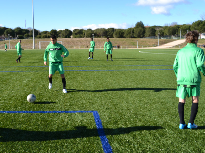 Soccer technification match InterSoccer Madrid Academy vs Spocs Academia