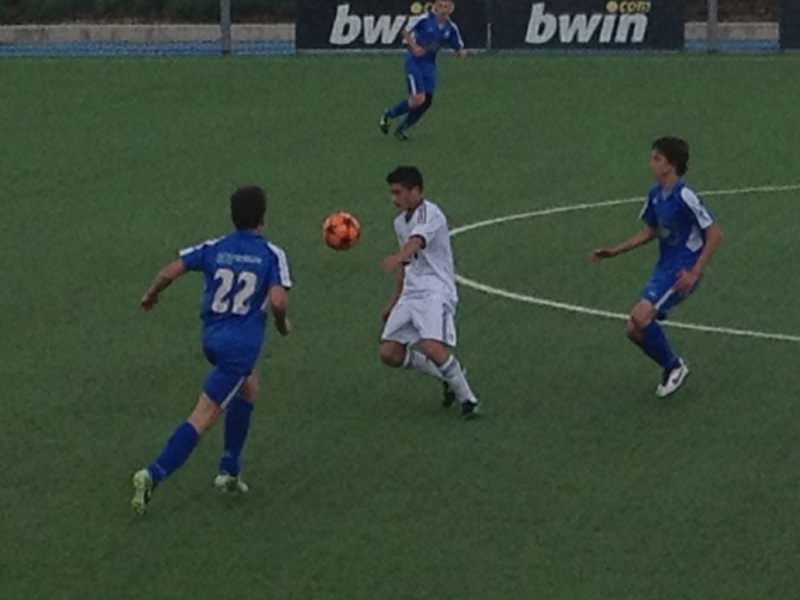 Great performance showed by our students against Real Madrid Cadet Team