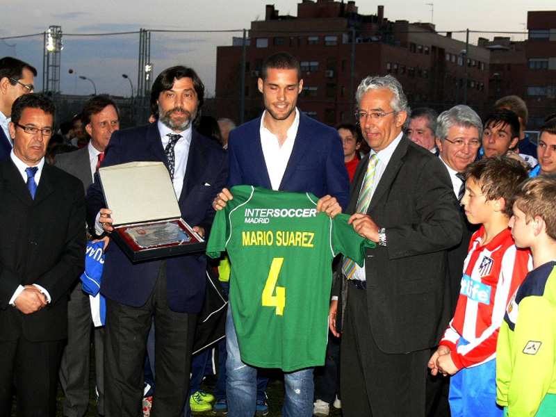 InterSoccer attended the -Tribute Ceremony to Mario Suarez- in Alcobendas