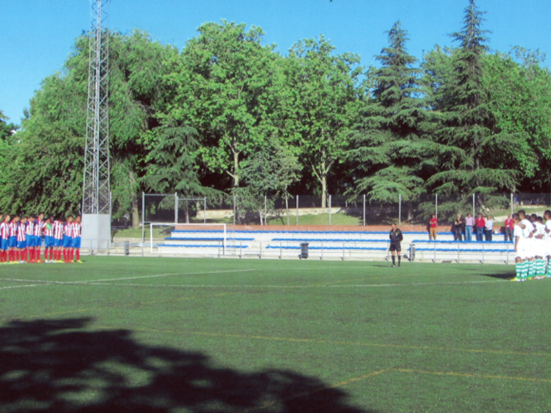 Preparación del Atlético de Madrid frente al Club InterSoccer Academia
