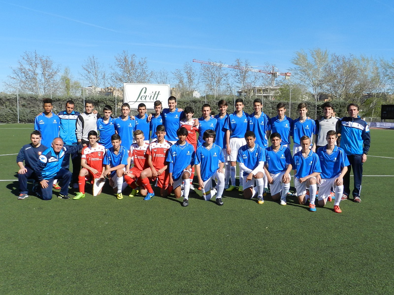 Rishabh, InterSoccer U16 player, in Luis Aragonés Memorial Selection