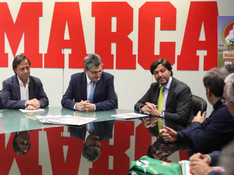 AC InterSoccer Madrid en Diario Marca con motivo de la presentación del -II Memorial Luis Aragonés-