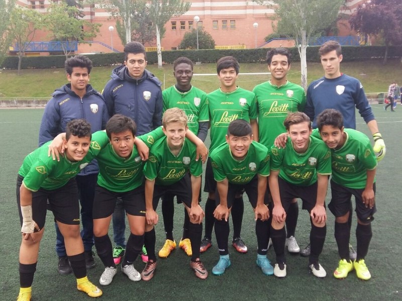 Campeones de la liga de fútbol 7 del PMD de Alcobendas