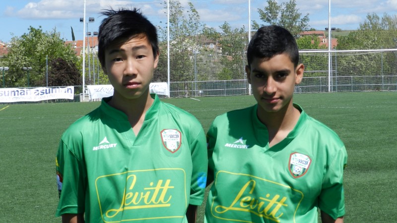 Brayan y Austin, alumnos de Intersoccer, seleccionados para jugar el Torneo de Fútbol Cadete Vicente de Bosque de Alalpardo