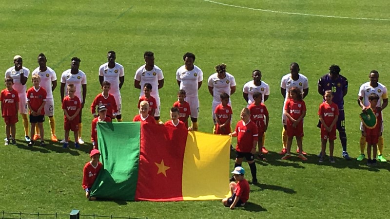 PIERRE KUNDE DEBUT AS HEADER WITH THE ABSOLUTE SELECTION OF CAMEROON.-